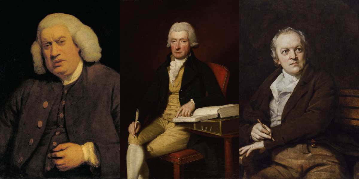 Poetry Pie of History (Part 10) - Johnson, Cowper, Blake